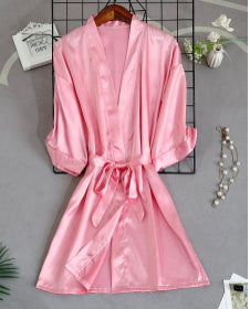 Bridesmaid Pink Robe